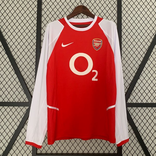 Tailandia Camiseta Arsenal Primera equipo ML Retro 2002 2004